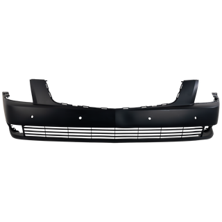 2006-2011 Cadillac DTS Front Bumper Cover, Primed, With Object Sensors.