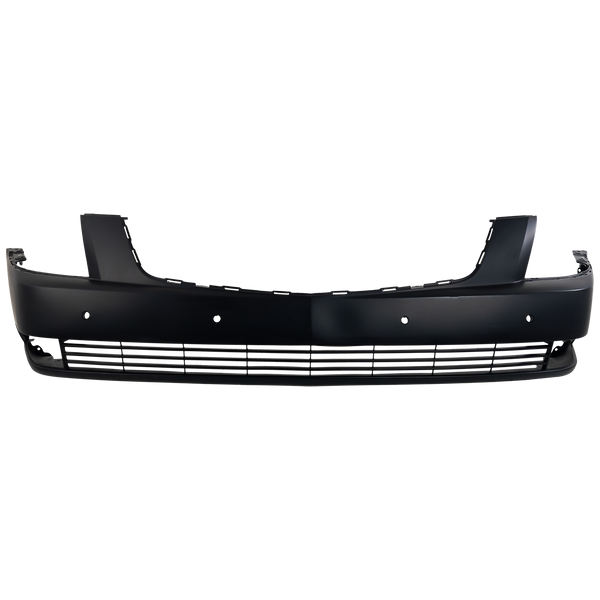 2006-2011 Cadillac DTS Front Bumper Cover, Primed, With Object Sensors.