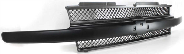 2002-2005 Chevy Trailblazer Grille, Black.