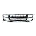 1996-2002 Chevy Express Van Grille, Chrome Shell/gray.