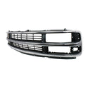 1996-2002 Chevy Express Van Grille, Chrome Shell/gray.