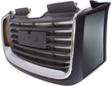 2002-2009 GMC Envoy Grille, Black Shell/gray Insert.