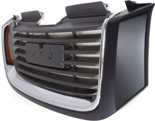 2002-2009 GMC Envoy Grille, Black Shell/gray Insert.