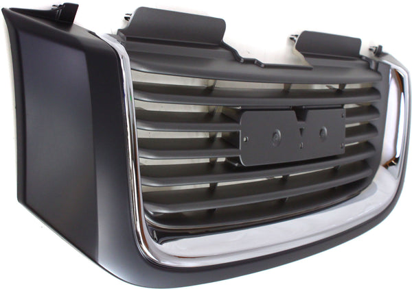 2002-2009 GMC Envoy Grille, Black Shell/gray Insert.
