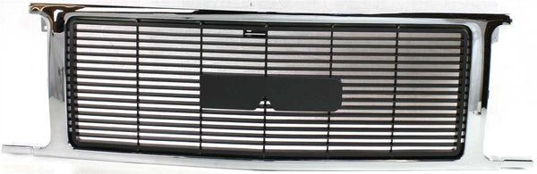 1992-1996 GMC Van Grille, Chrome Shell/gray Insert.