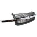2003-2007 Chevy Silverado Pickup Truck Grille, Mesh, Gray.