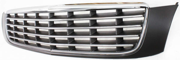 2000-2005 Cadillac Deville Grille, Chrome Shell/gray.