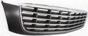 2000-2005 Cadillac Deville Grille, Chrome Shell/gray.
