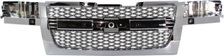 2004-2012 Chevy Colorado Grille, Mesh Insert, Chrome.
