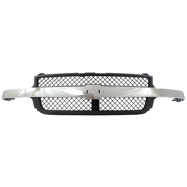 2001-2002 Chevy Silverado 2500 Hd Grille, Black.