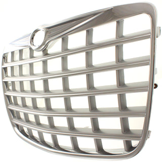 2005-2010 Chrysler 300 Grille, Cross Bar Insert,Chrome.