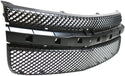 2005-2009 Chevy Equinox Grille, Dark Gray, w/o Center Bar.