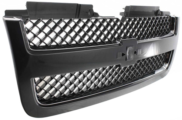 2006-2009 Chevy Trailblazer Grille, Textured Gray.