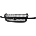 2003-2007 Chevy Silverado 1500 Grille, Mesh, Black.
