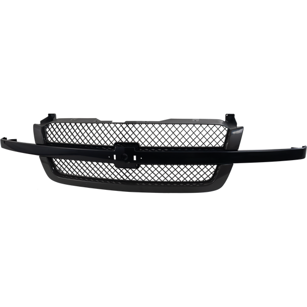 2003-2007 Chevy Silverado 1500 Grille, Mesh, Black.