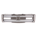 2007-2013 Chevy Silverado 1500 Grille, Black/Chrome.