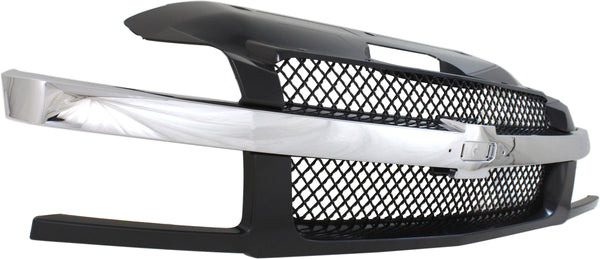2002-2006 Chevy Avalanche Grille, Mesh Insert, Black.