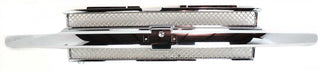 2002-2005 Chevy Trailblazer Grille, Chrome.