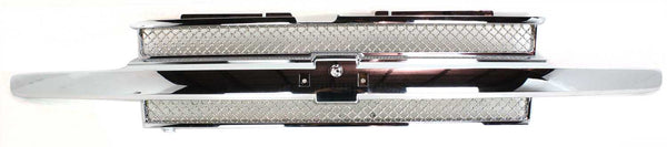 2002-2005 Chevy Trailblazer Grille, Chrome.