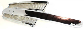 2002-2005 Chevy Trailblazer Grille, Chrome.