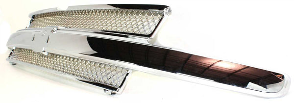 2002-2005 Chevy Trailblazer Grille, Chrome.