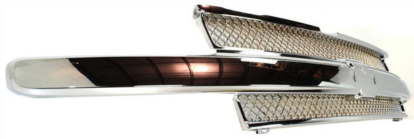 2002-2005 Chevy Trailblazer Grille, Chrome.