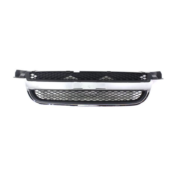 2007-2011 Chevy Aveo Grille, Chrome Shell/ Black.