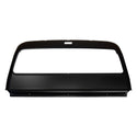 Car windshield with black frame on a white background. 1967-1972 Ford Pickup Cab Back Panel, Inner