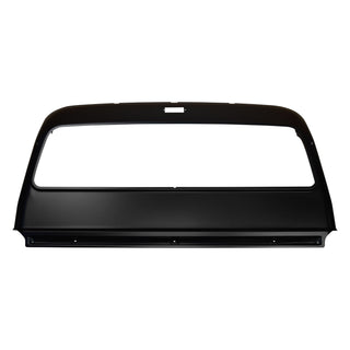 Car windshield with black frame on a white background. 1967-1972 Ford Pickup Cab Back Panel, Inner