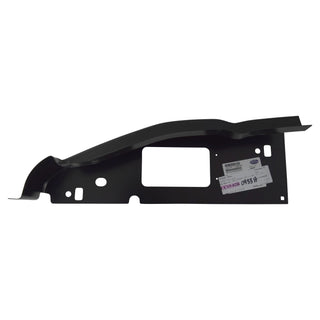 Black car panel with Ford logo on a white background. 2002-2022 Ford E-Series Cutaway Van Cab Corner, RH.