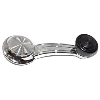 1969-1972 Oldsmobile 442 Window Crank Handle, Black Knob, Deluxe Interior.