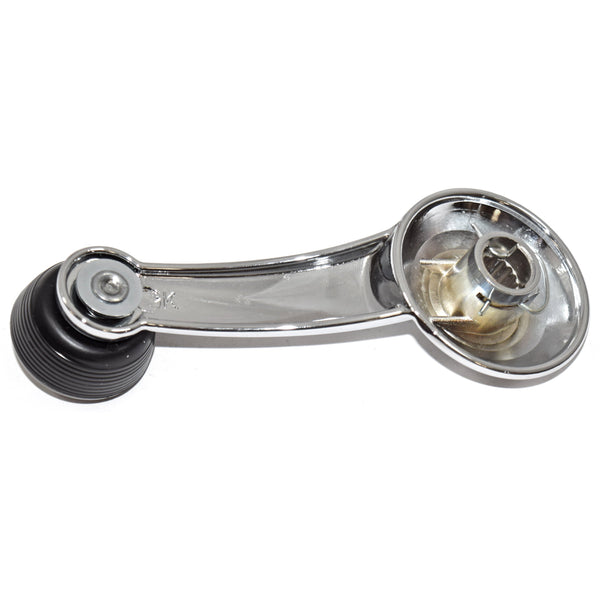 1969-1972 Oldsmobile 442 Window Crank Handle, Black Knob, Deluxe Interior.