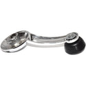 1969-1972 Buick Sport Wagon Window Crank Handle, Black Knob, Deluxe Interior.