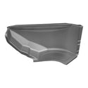 Gray plastic component on a white background. 1981-1987 Cowl Side Panel LH.