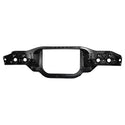Black metal frame on a white background. 1967 Impala Radiator Support.