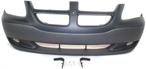 2001-2004 Dodge Caravan Front Bumper Cover, Primered Top, Textured Bottom.