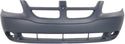 2001-2004 Dodge Caravan Front Bumper Cover, Primed, With Fog Lamp Hole.