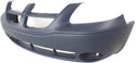 2001-2004 Dodge Caravan Front Bumper Cover, Primed, With Fog Lamp Hole.