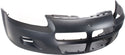 2001-2003 Dodge Stratus Front Bumper Cover, Primed, w/o Fog Lamp Holes.