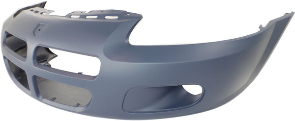 2001-2003 Dodge Stratus Front Bumper Cover, Primed, w/Fog Lamp Hole, Sedan.