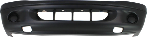2001-2004 Dodge Durango Front Bumper Cover, Primed, w/o Fog Lamp Holes.