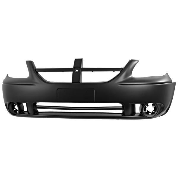 2005-2007 Dodge Grand Caravan Front Bumper Cover, Primed, w/Fog Light Hole - CAPA.