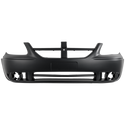 2005-2007 Dodge Grand Caravan Front Bumper Cover, Primed, w/Fog Light Hole - CAPA.