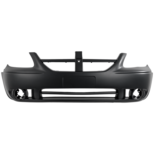 2005-2007 Dodge Grand Caravan Front Bumper Cover, Primed, w/Fog Light Hole - CAPA.