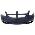 2005-2007 Dodge Caravan Front Bumper Cover, Primed, w/o Fog Light Hole.