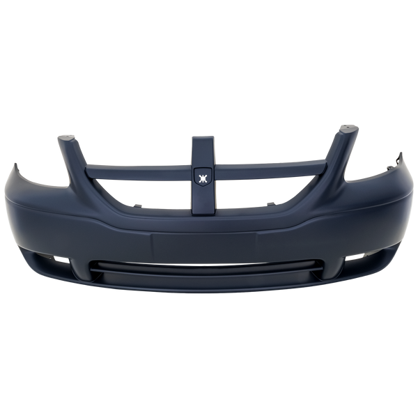 2005-2007 Dodge Caravan Front Bumper Cover, Primed, w/o Fog Light Hole.