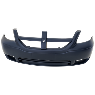 2005-2007 Dodge Grand Caravan Front Bumper Cover, Primed, w/o Fog Light.