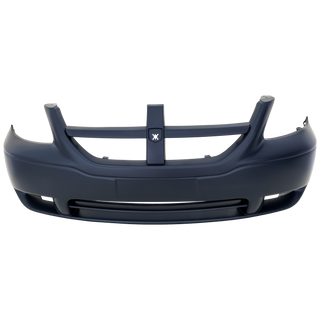2005-2007 Dodge Grand Caravan Front Bumper Cover, Primed, w/o Fog Light.