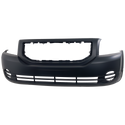 2007-2012 Dodge Caliber Front Bumper Cover, Primed, w/o Fog Lamp Hole.