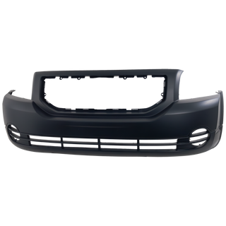 2007-2012 Dodge Caliber Front Bumper Cover, Primed, w/o Fog Lamp Hole.